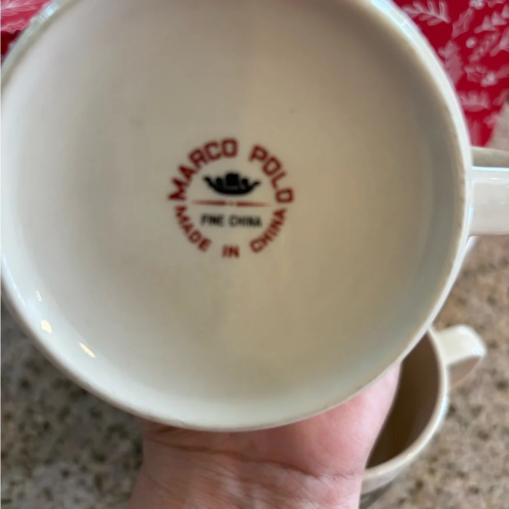 Vintage Marco Polo “B” initial art deco woman mugs - Picture 4 of 4